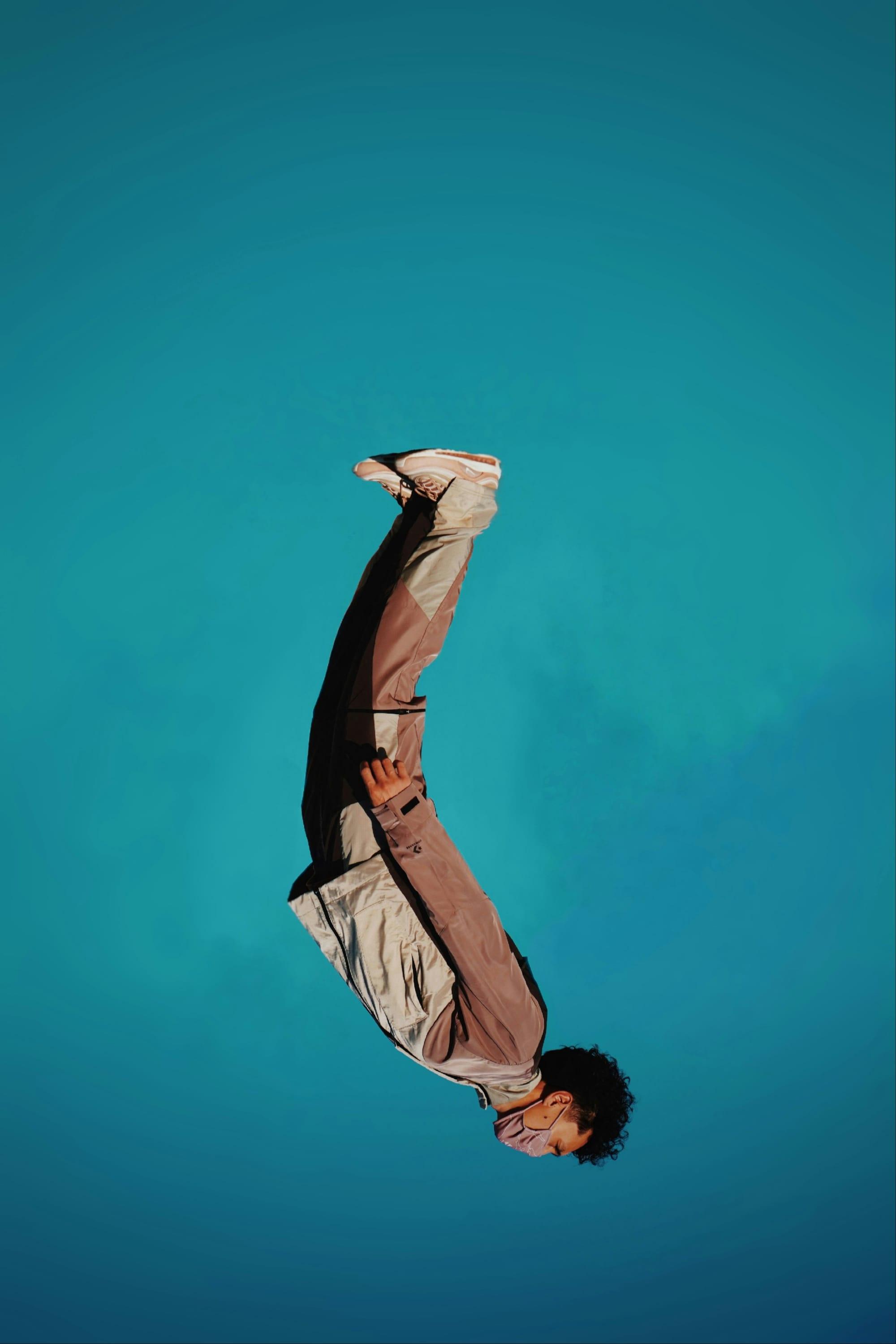 Streetwear campaign — technical pant in motion