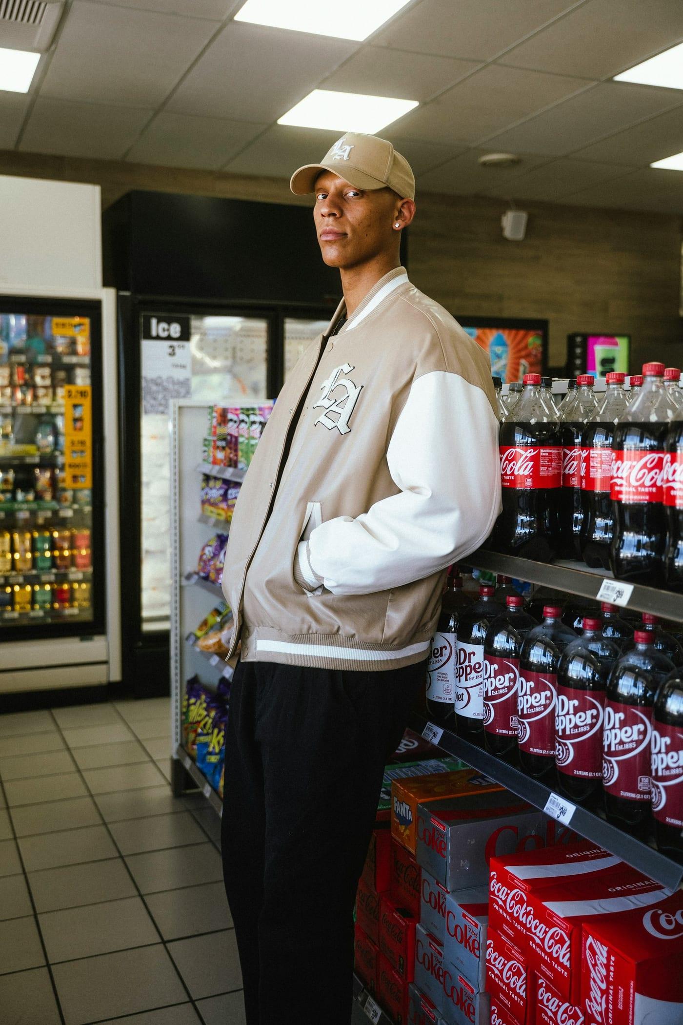 Leather Varsity Jacket